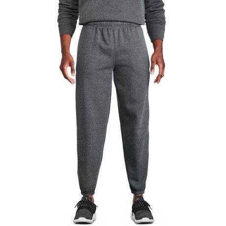 Athletic Works Men''S Fleece Pant (male/l/grey charcoal mix)