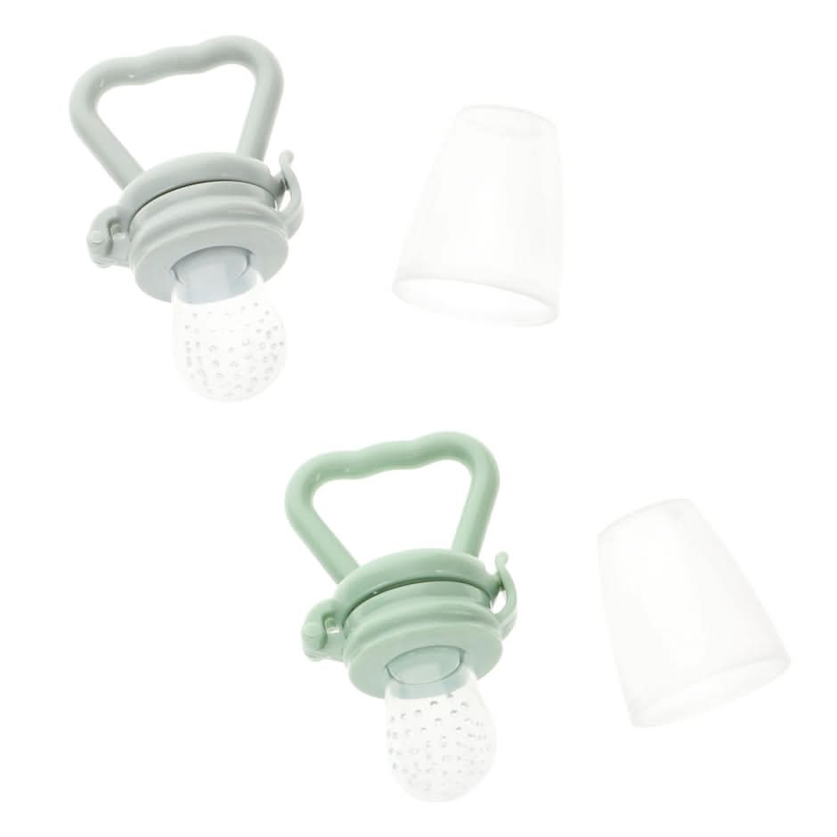 Angel Of Mine Baby Fruit Feeders, Grey-Green (2 ct)