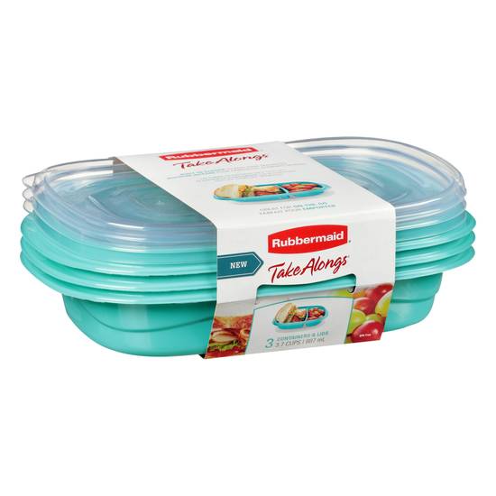 Rubbermaid Take Alongs Containers With Lids (3 ct)