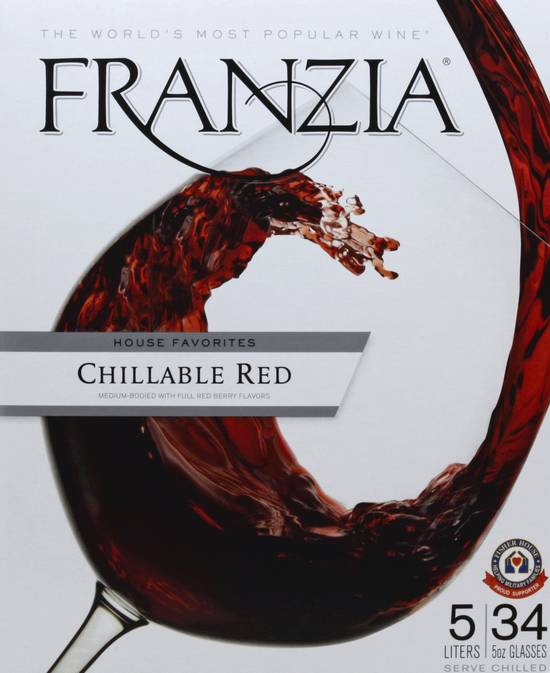 Franzia Chillable Red Wine (5 L) (red berry)