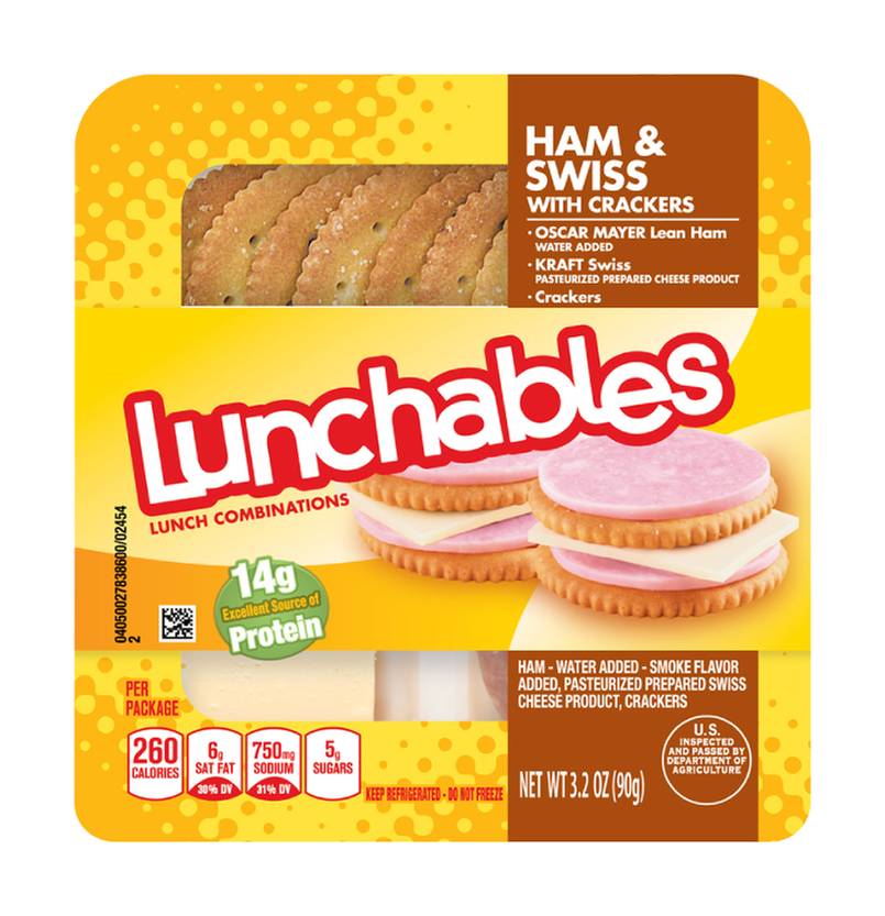 Lunchables Ham and Swiss 3.2oz