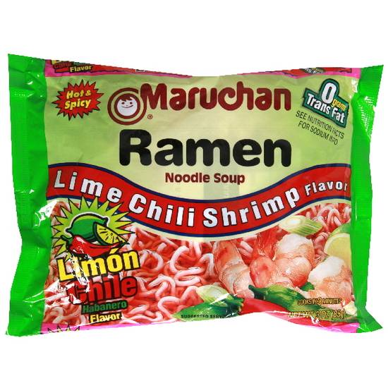 Maruchan Lime Chili Shrimp Flavor Ramen Noodle Soup (3 oz)