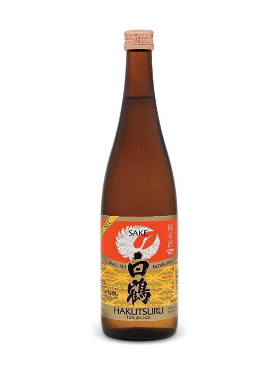 Hakutsuru Imported Junmai Sake (720 ml)