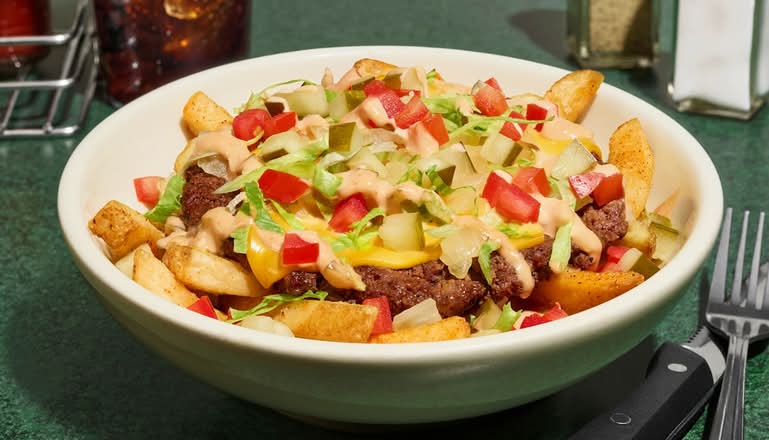 Loaded Burger Bowl