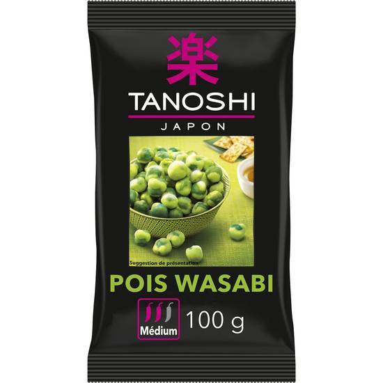 Tanoshi - Biscuits apéritifs pois wasabi (100g)