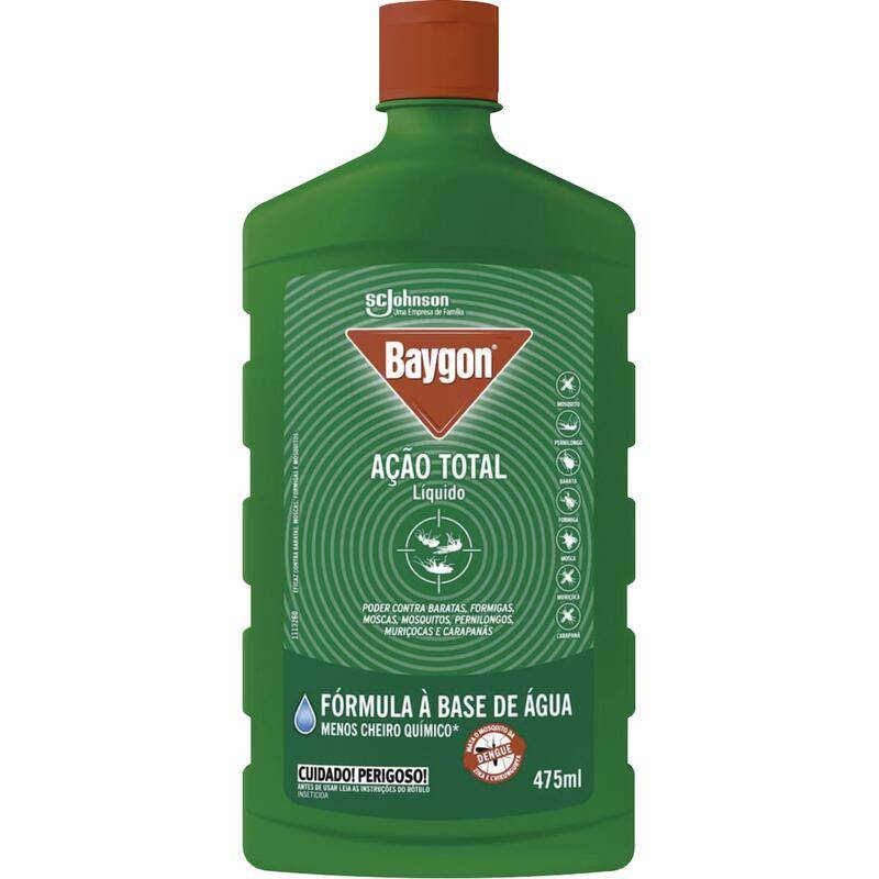 Baygon inseticida líquido ação total citronela (475ml)