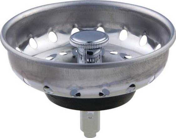 Peerless Deluxe Stainless Sink Strainer With Post (1 unit)