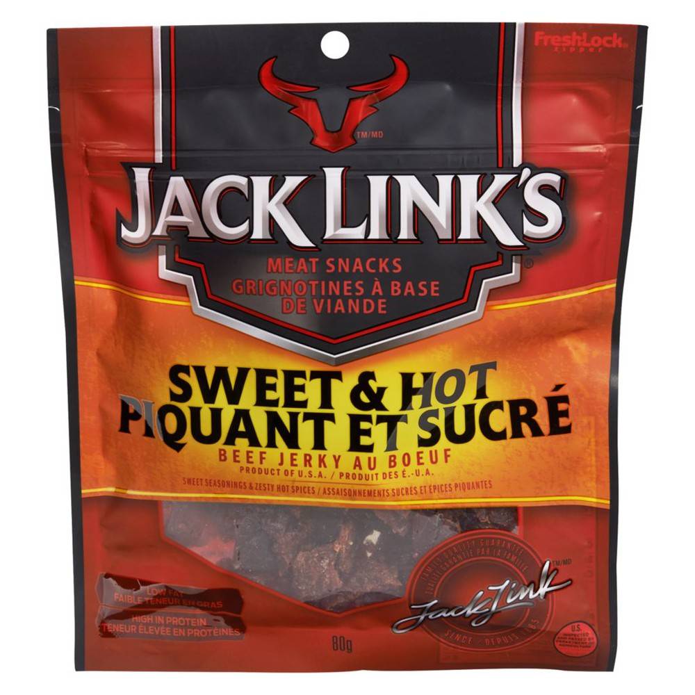 Jack Link's Beef Jerky, Sweet & Hot (80 g)