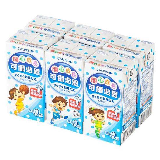 可爾必思乳酸菌飲料-開心成長160mlx6入