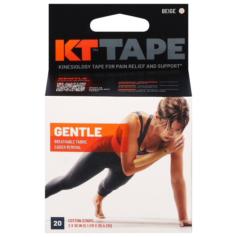 KT Tape Beige Kinesiology Therapeutic Elastic Sports Tape (4.8 oz)