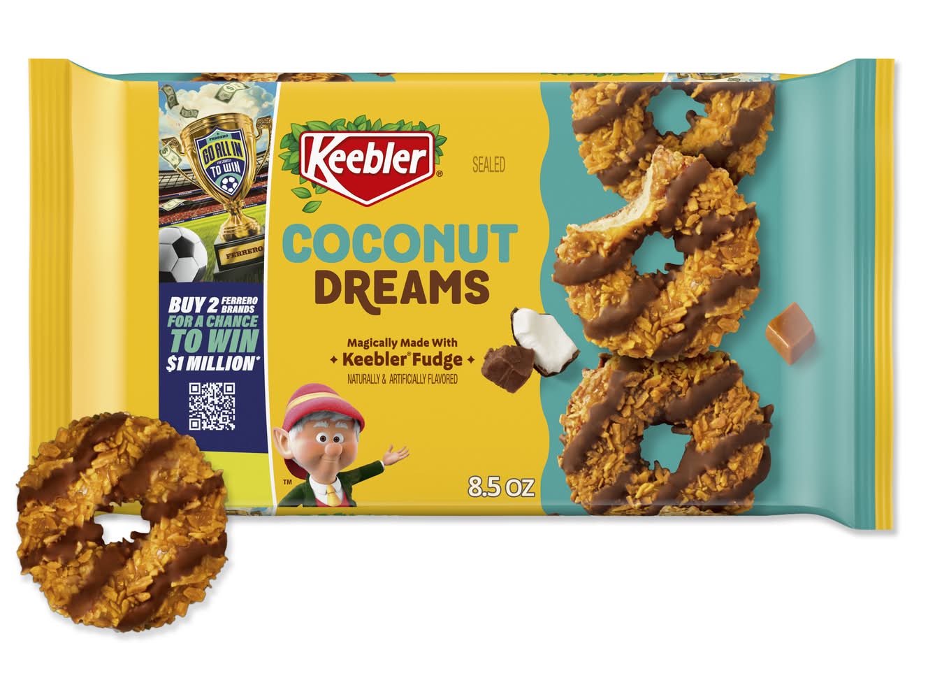 Keebler Fudge Cookies, Coconut Dreams (8.5 oz)