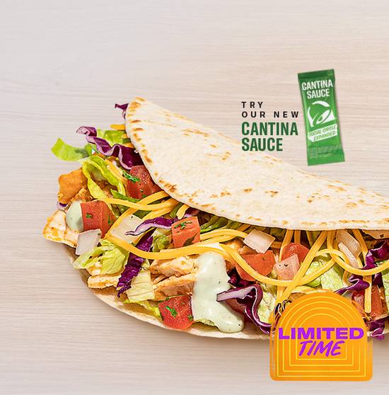 Cantina Chicken Soft Taco with Cantina Sauce