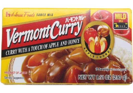 Vermont Curry Mild Curry Sauce, Apple,Honey (230g)