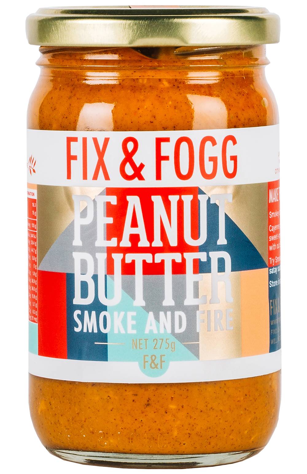 Fix And Fogg Peanut Butter Smoke and Fire (275g)