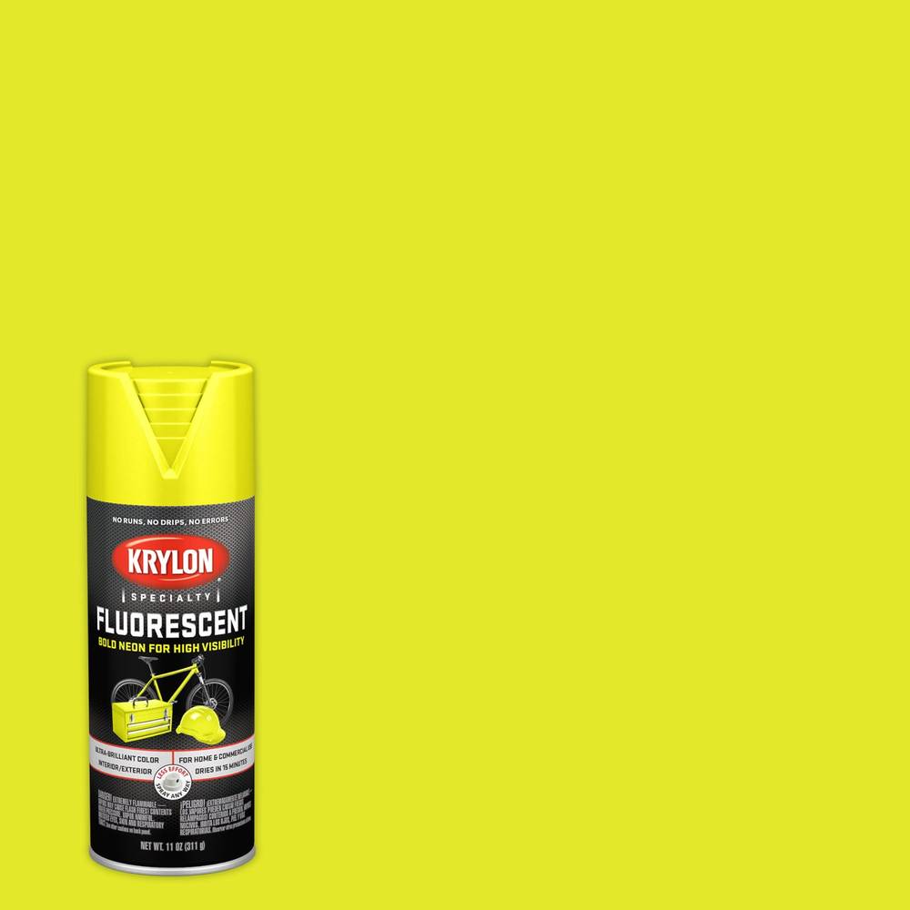 Krylon Gloss Lemon Yellow Fluorescent Spray Paint (NET WT. 11-oz) | K03104888