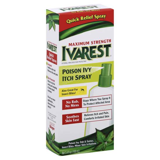 Ivarest Maximum Strength Poison Ivy Itch Spray