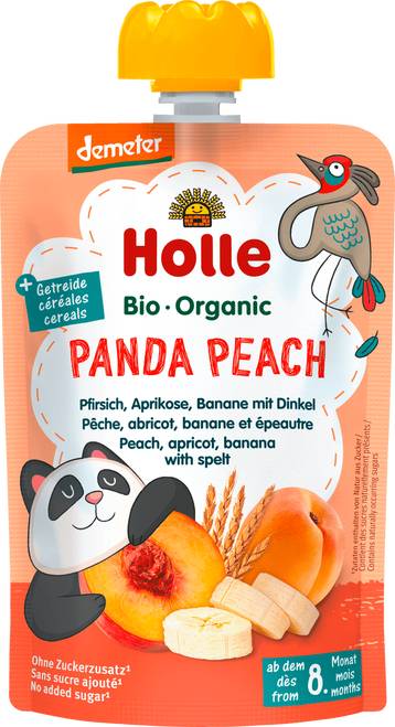 Holle Panda Peach Baby Food Org (100 g)