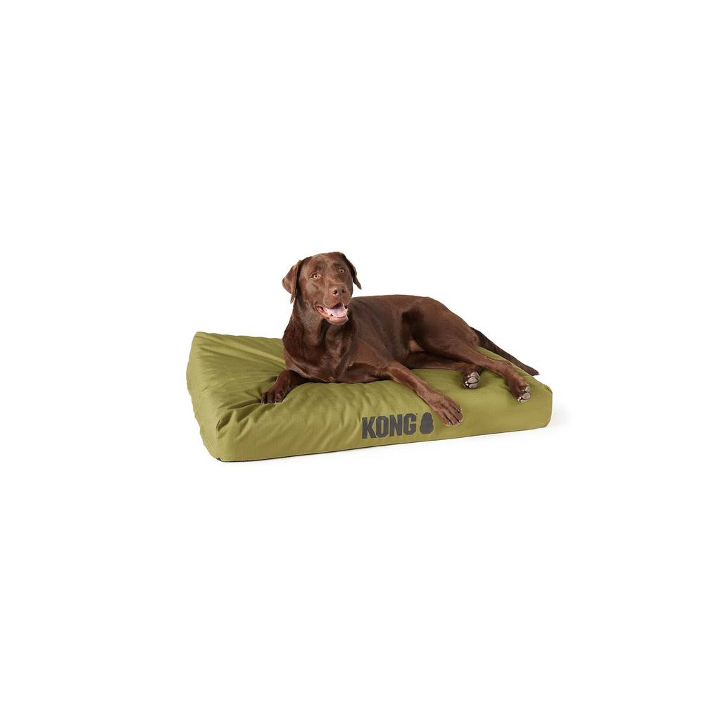 KONG® Orthopedic Mat Dog Bed (Color: Green, Size: 38\"L X 30\"W X 5\"H)