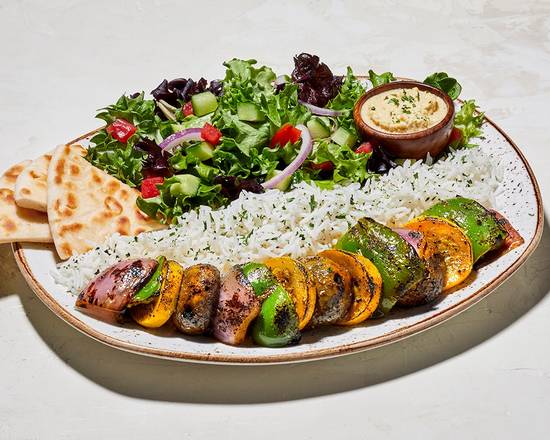 Veggie Kabob Plate