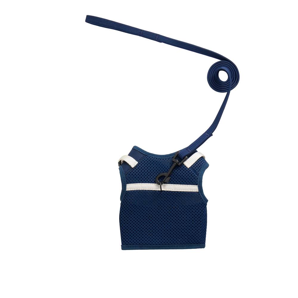 Full Cheeks™ Small Pet Harness (Color: Navy, Size: Large)