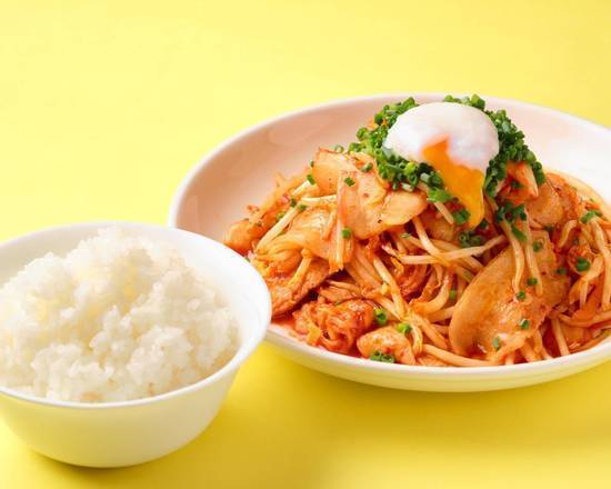 豚キムチ　取り置き お餅消費に！ トッポギ風もち豚キムチ【#簡単 #時短 #節約 #主菜