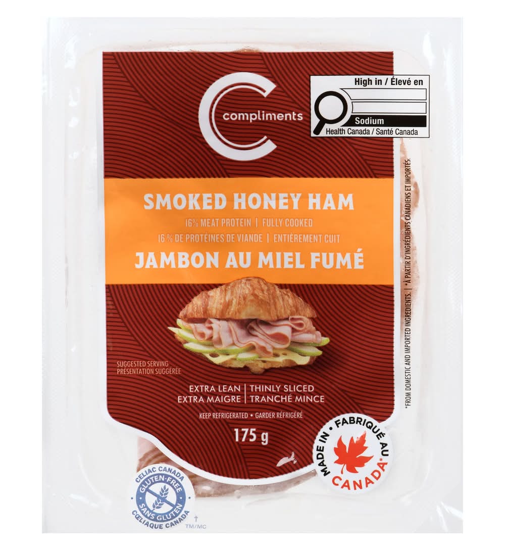 Compliments Sliced Extra Lean Honey Ham (175 g)