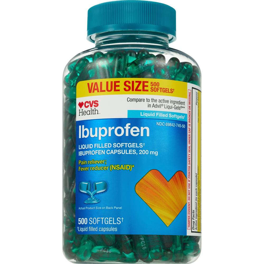 Cvs Health Ibuprofen 200mg Softgels