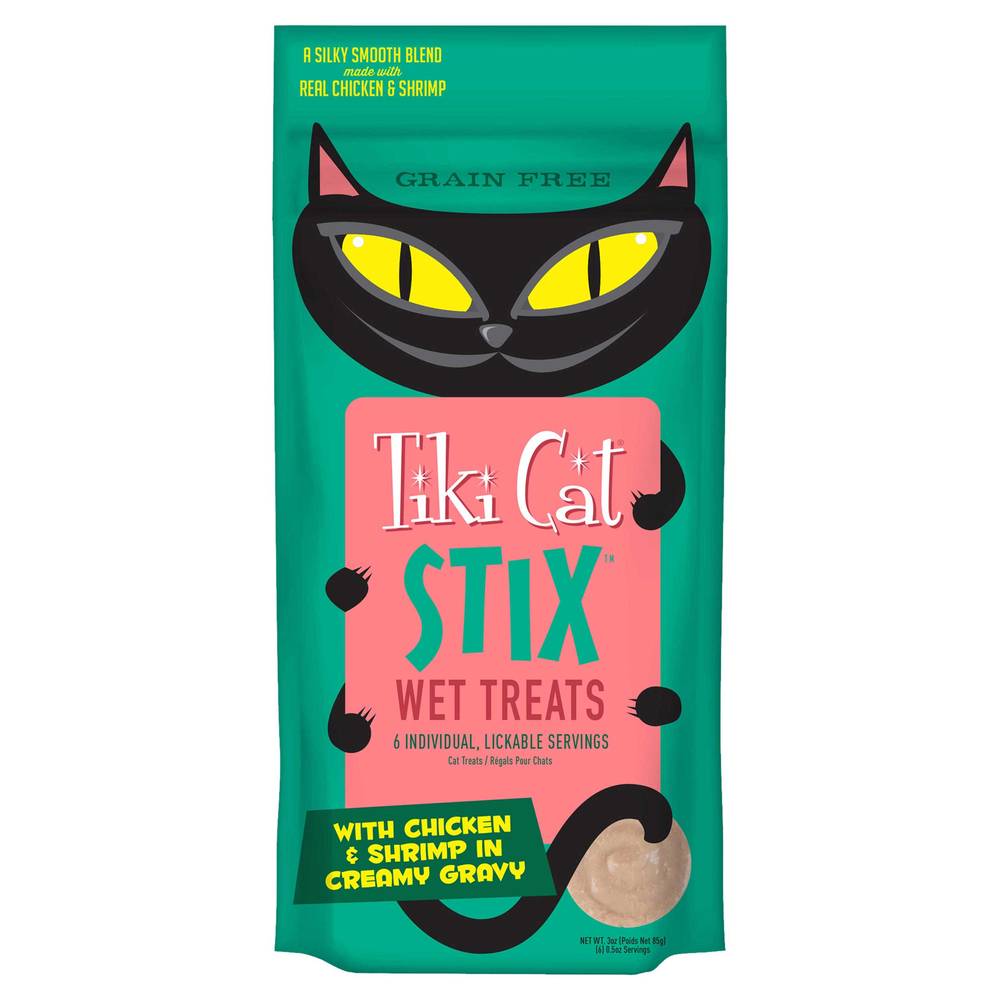 Tiki Cat Stix Chicken & Shrimp Mousse Cat Treats