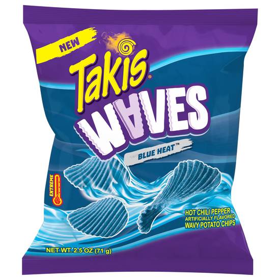Takis Waves Blue Heat Wavy Potato Chips