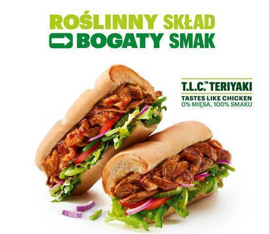 Sandwicz T.L.C.™ Smakuje jak Kurczak Teriyaki 15 cm