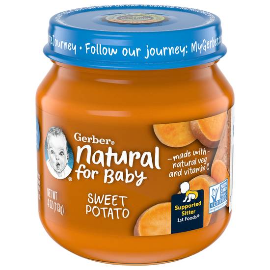 Gerber Natural For Baby 1st Foods Sweet Potato