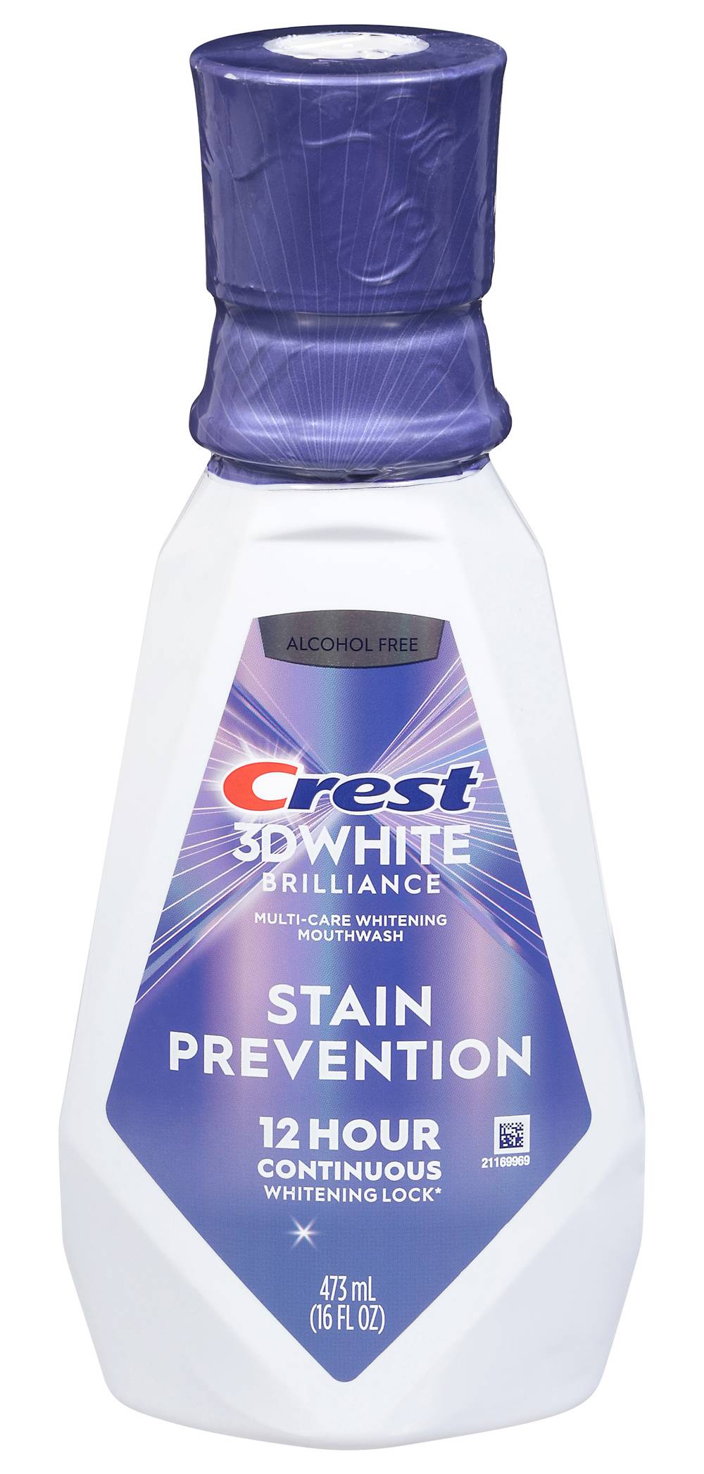 CREST 3D Brilliance Stain Prevention Whitening Mouthwash (16 fl oz)