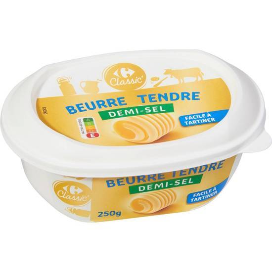 Carrefour Classic' - Beurre tendre demi sel