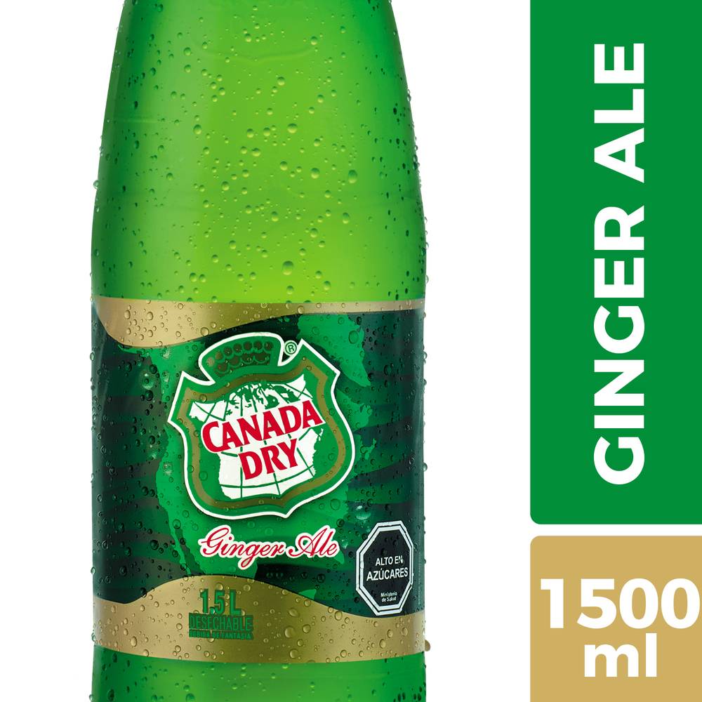 Canada dry bebida ginger ale (botella 1.5 l)