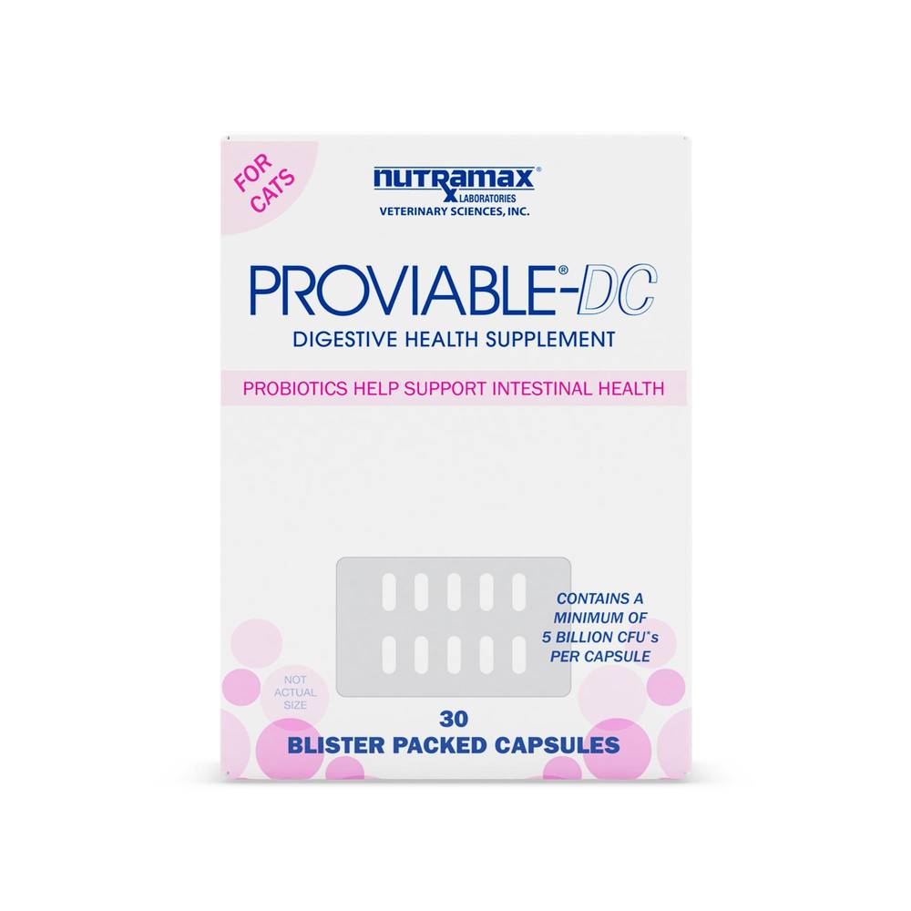 Nutramax Cat Proviable Capsules Digestive Supplement (Size: 30 Count)