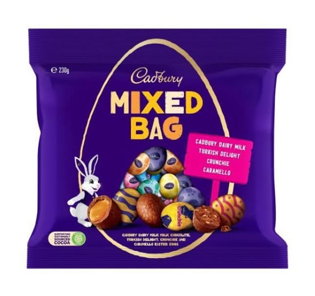 Cadbury Selections Mixed Egg Bag 230G