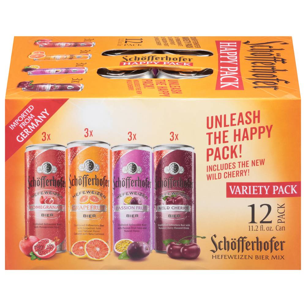 Schöfferhofer Hefeweizen Beer Variety pack (12 x 11.2 fl oz)