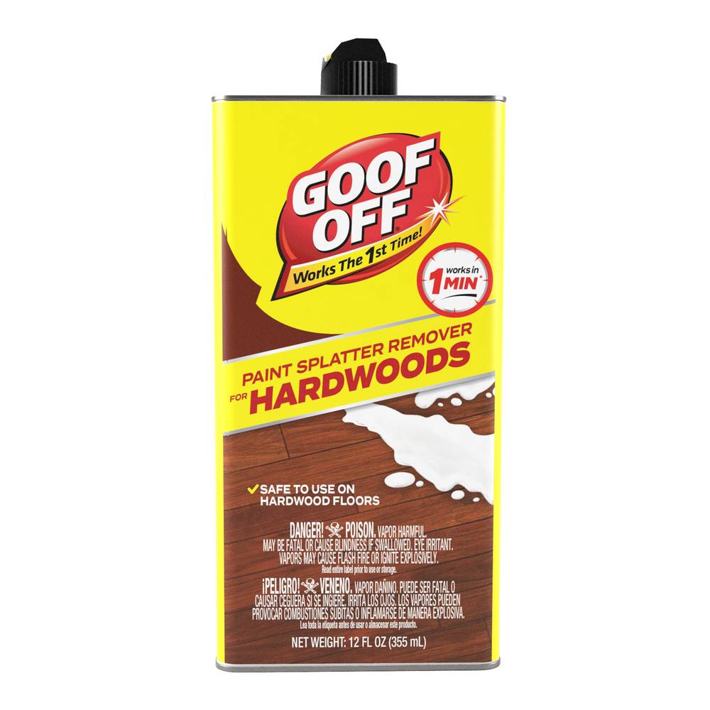 Goof Off Hardwood Paint Splatter Remover Liquid 12-fl oz | FG900