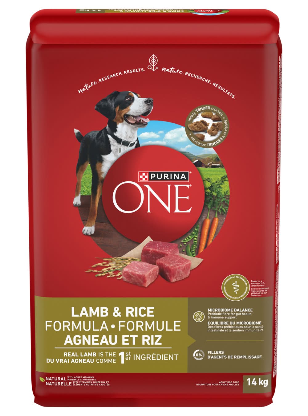 Purina One Dry Dog Food, Lamb & Rice, Adult (14 kg)
