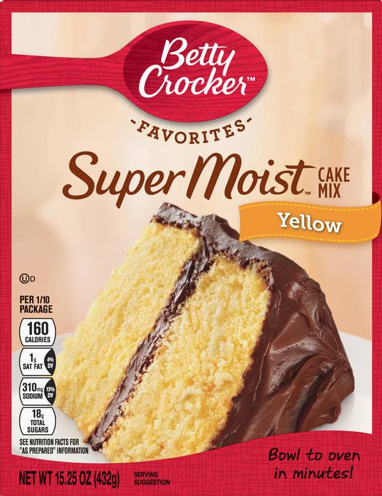 Betty Crocker Favorites Super Moist Yellow Cake Mix