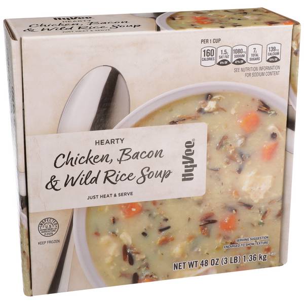 Hy-Vee Du Jour Hearty Chicken, Bacon & Wild Rice Soup