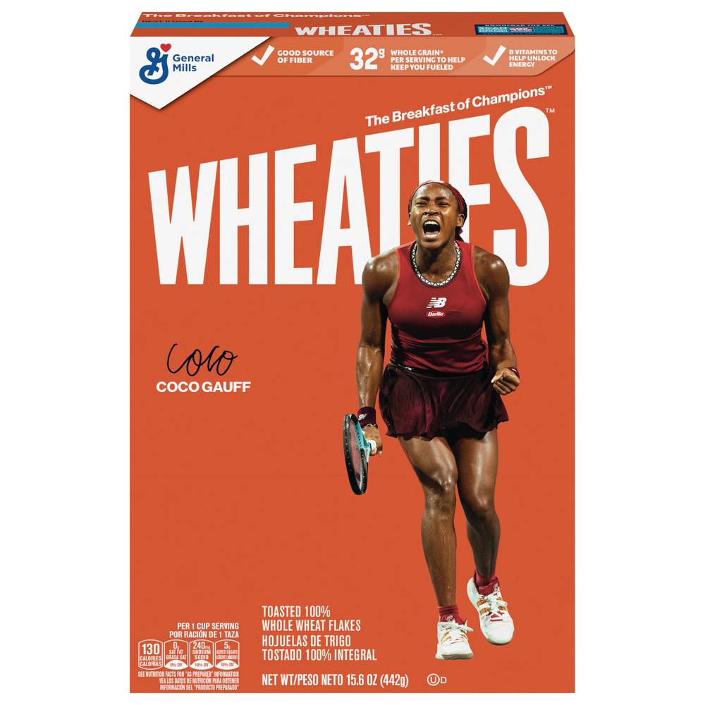 Wheaties Toasted 100% Whole Wheat Flakes Cereal (15.6 oz)