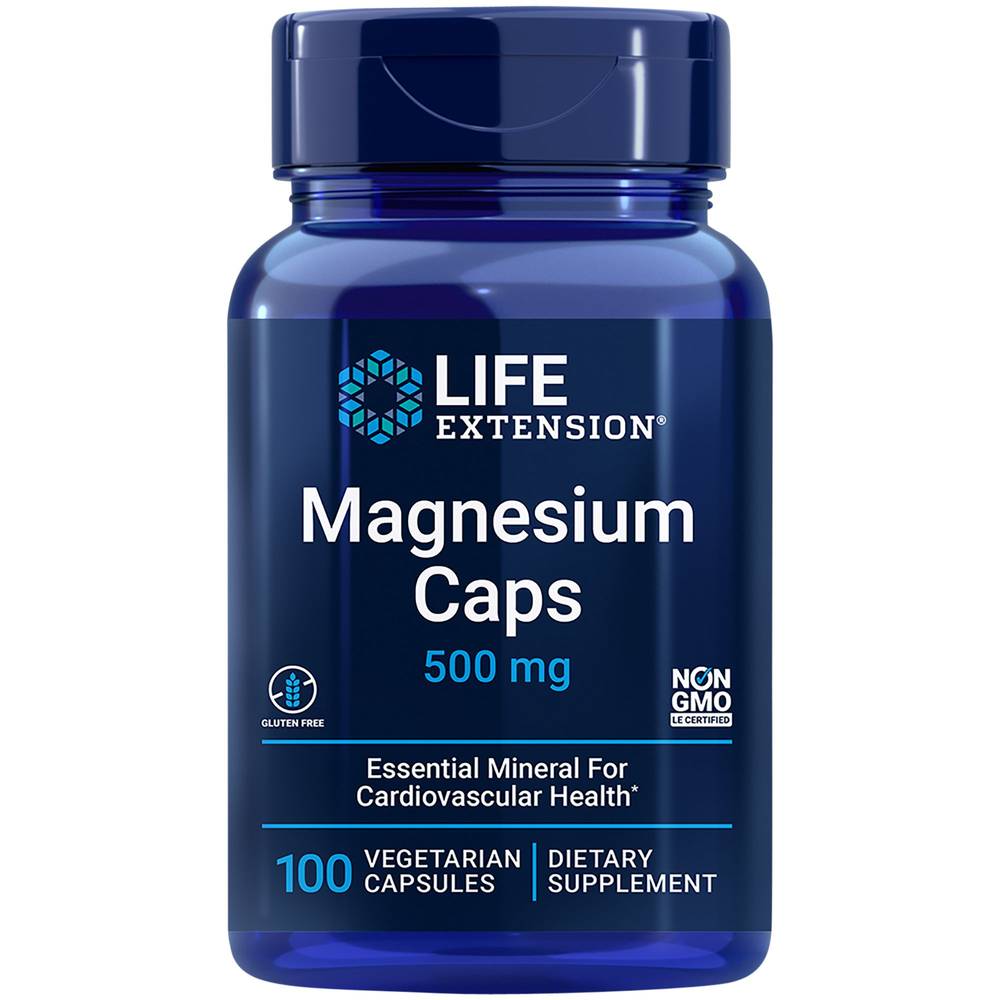 Life Extension Magnesium Caps 500 mg (100 ct)