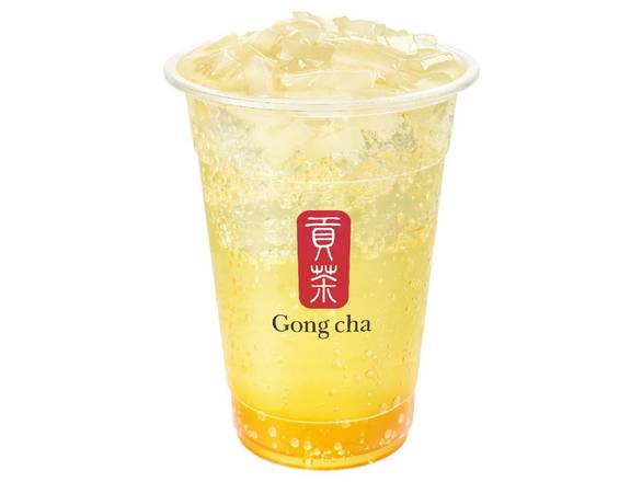 Peach Sparkling w. Coconut Jelly