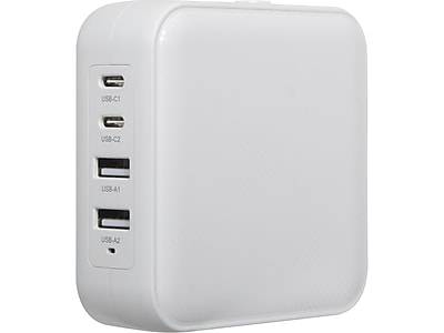 Targus Power Elite Usb Type-C Usb Type-A 100w Universal Wall Charger (white)