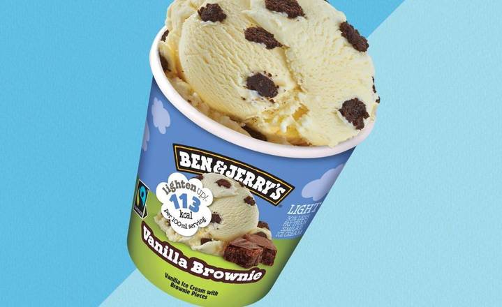 Ben & Jerry's Lighten Up Vanilla Fudge Brownie 465ml