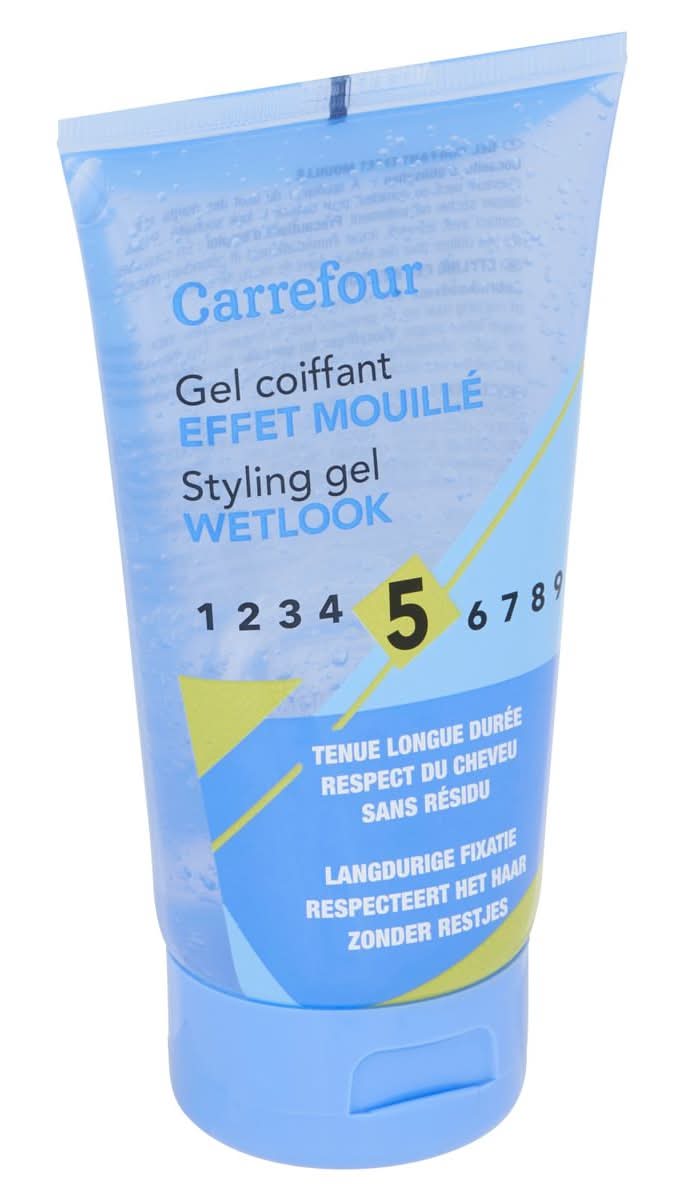 Carrefour Gel Coiffant Effet Mouillé 150 ml