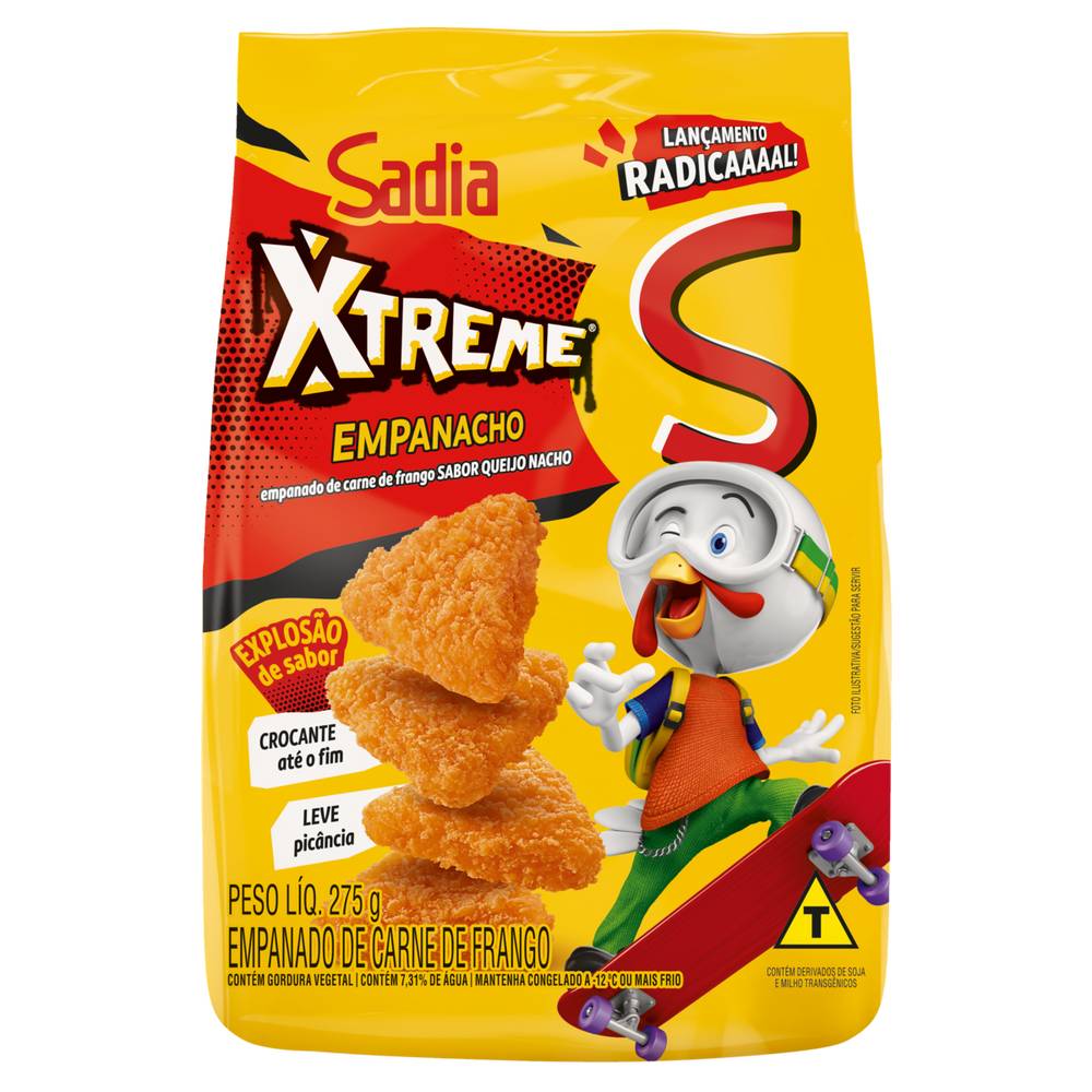 Sadia · Empanado de frango xtreme empanacho - Queijo Nacho (275 g)