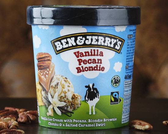 Ben & Jerrys - Vanilla Pecan Blondie 465ml