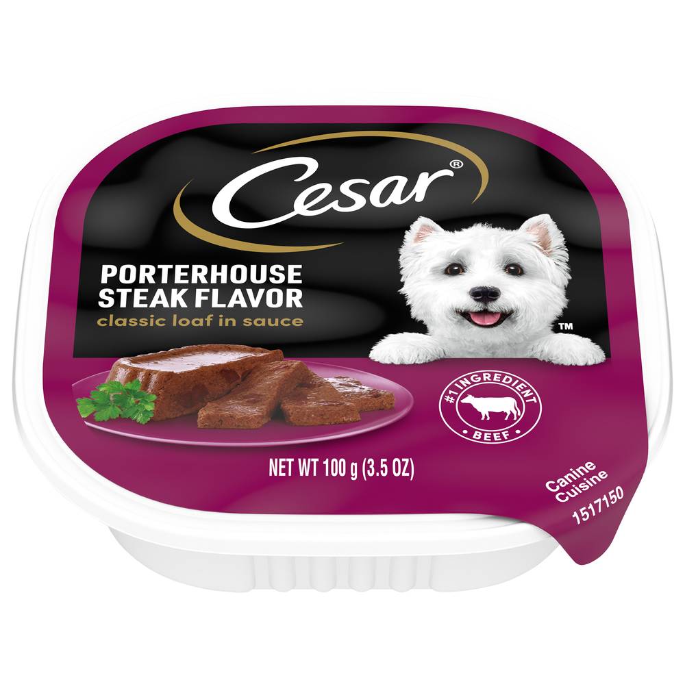 Cesar Porterhouse Steak Flavor Classic Loaf in Sauce (3.5 oz)